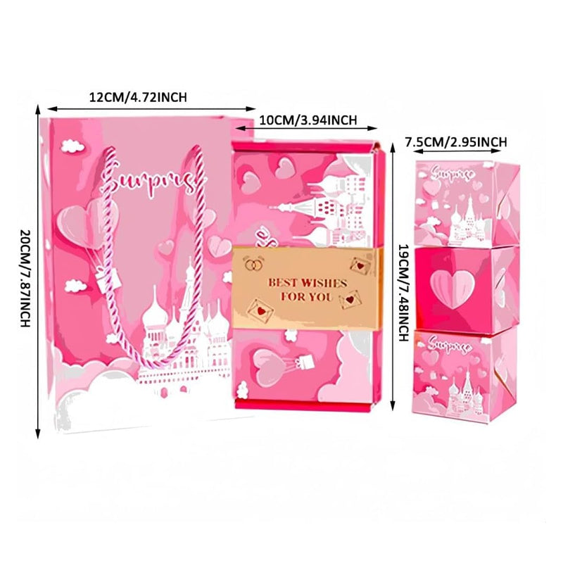 🎁✨ Set de Caja de Regalo Sorpresa que Rebota 🎉 ¡Haz tus regalos aún más emocionantes y divertidos! 💥🎊