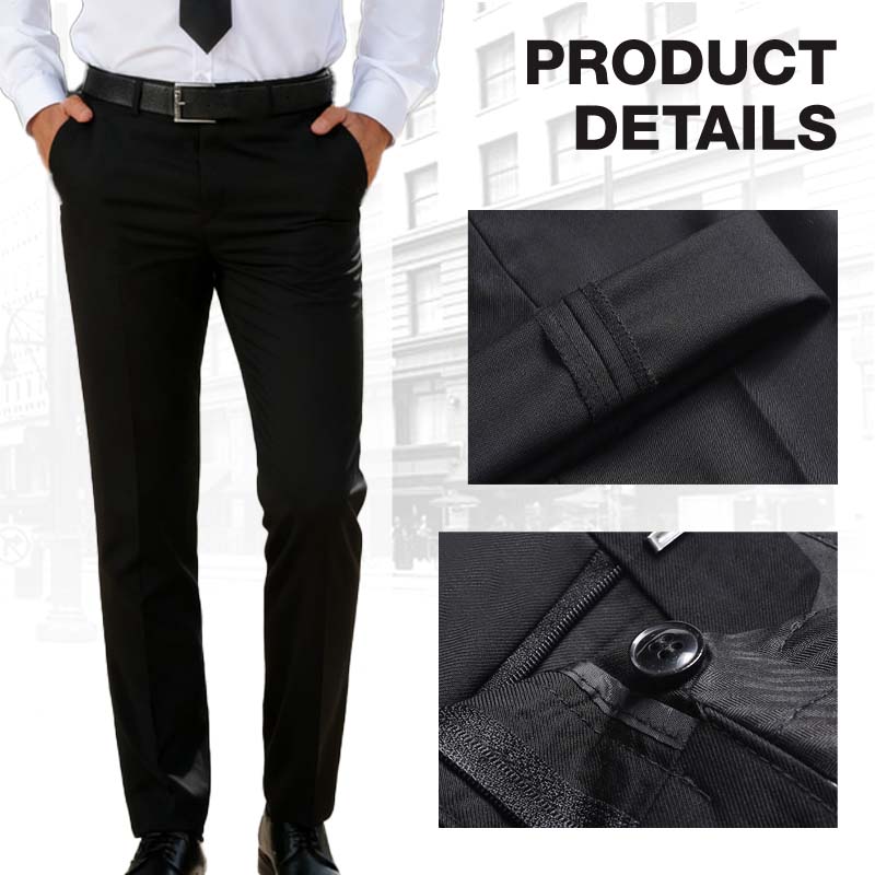 👖✨ Pantalones de Traje Elástico Casual para Hombre – Ligero, Clásico y de Ajuste Perfecto para Cada Ocasión 💼👌