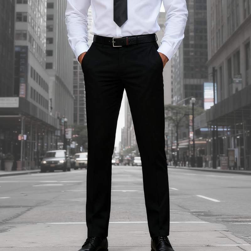 👖✨ Pantalones de Traje Elástico Casual para Hombre – Ligero, Clásico y de Ajuste Perfecto para Cada Ocasión 💼👌