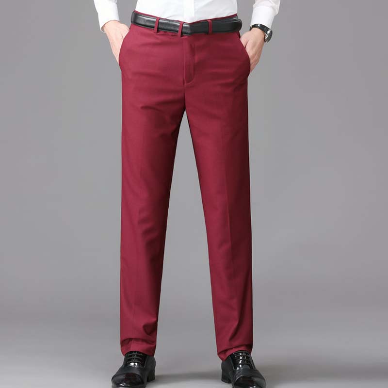 👖✨ Pantalones de Traje Elástico Casual para Hombre – Ligero, Clásico y de Ajuste Perfecto para Cada Ocasión 💼👌
