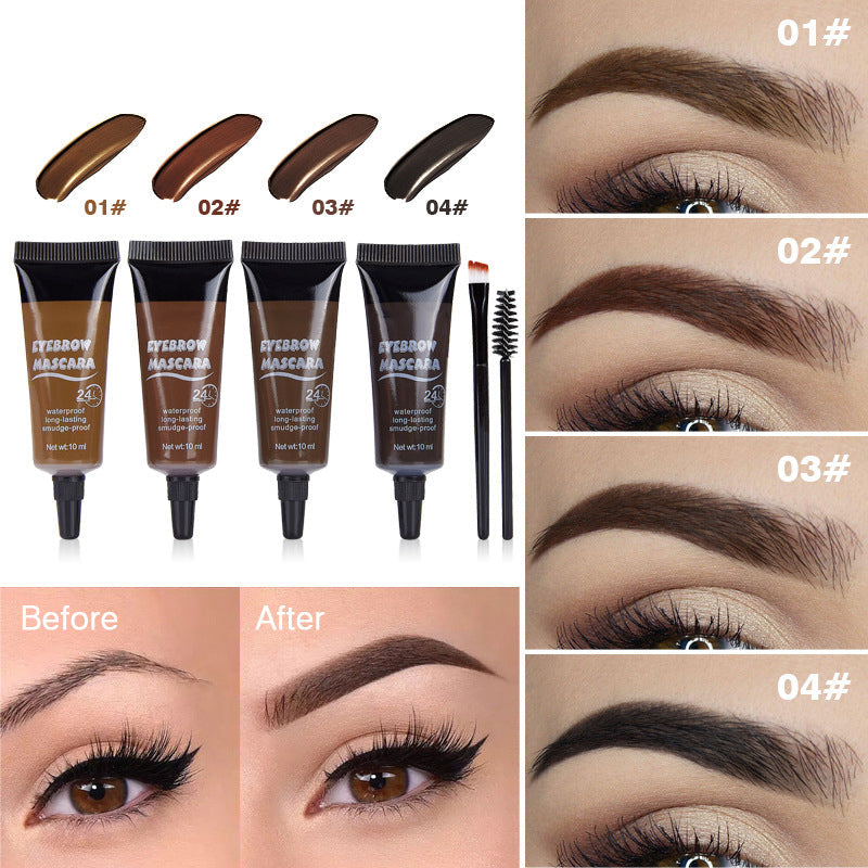 🌟✨ Tinte para Cejas Waterproof de 24H – Fórmula Natural, Resistente al Agua, ¡Con Cepillo Incluido para un Diseño Perfecto! 🖌️💖
