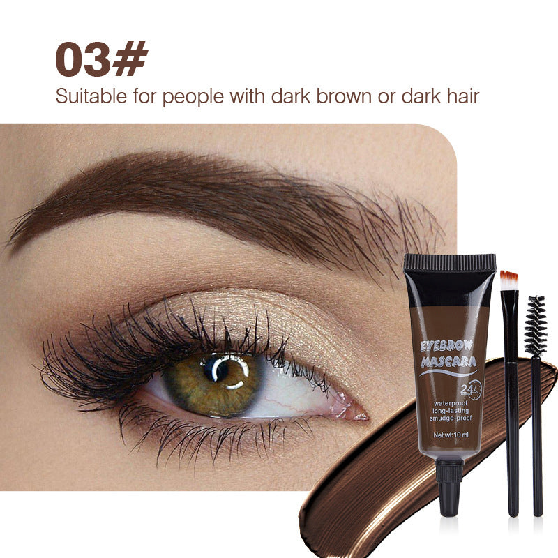 🌟✨ Tinte para Cejas Waterproof de 24H – Fórmula Natural, Resistente al Agua, ¡Con Cepillo Incluido para un Diseño Perfecto! 🖌️💖