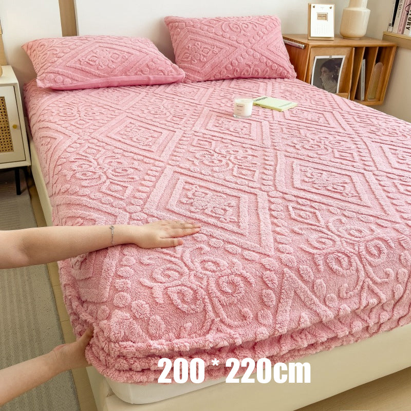 🛏️✨ Sábana Bajera Ajustable de Punto de Felpa Elástica 360° – Suave, Ajuste Perfecto y Siempre en Su Lugar 🌙💤
