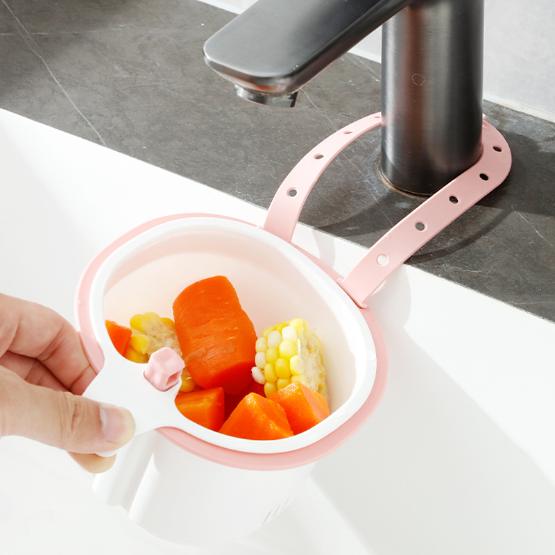 🧽 Cesta de Drenaje para Fregadero con Fuerte Succión – Organizador Estable y que Ahorra Espacio para tu Cocina 🌀✨