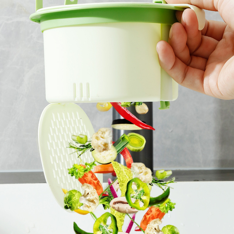 🧽 Cesta de Drenaje para Fregadero con Fuerte Succión – Organizador Estable y que Ahorra Espacio para tu Cocina 🌀✨