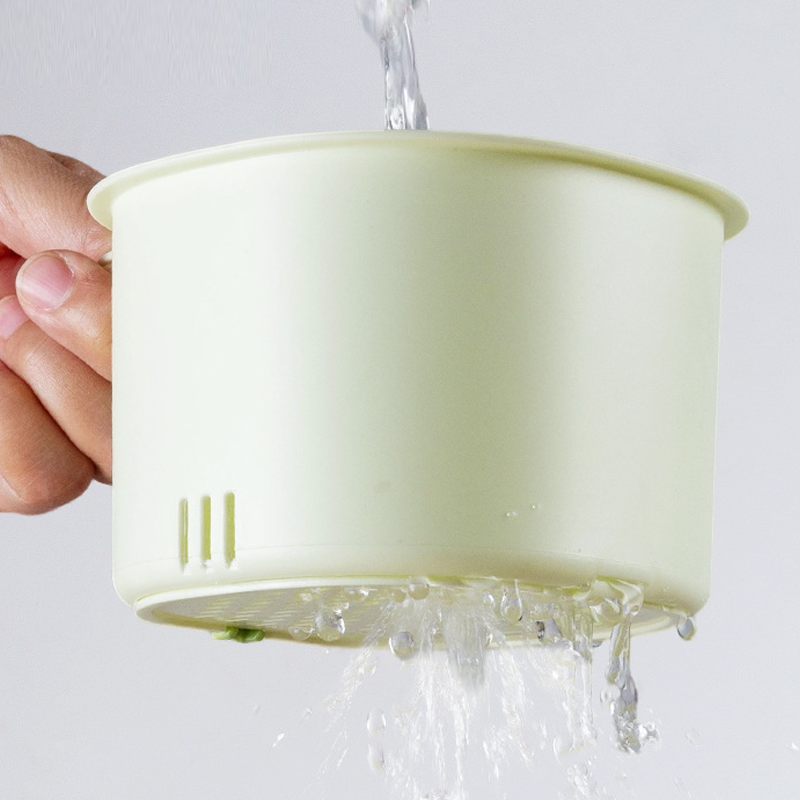 🧽 Cesta de Drenaje para Fregadero con Fuerte Succión – Organizador Estable y que Ahorra Espacio para tu Cocina 🌀✨
