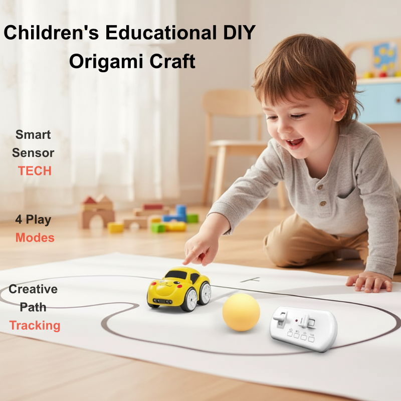 🚗🤖 Carro de Control Remoto con Sensor Inteligente para Niños – Evita Obstáculos y Diversión Interactiva sin Límites 🎮✨