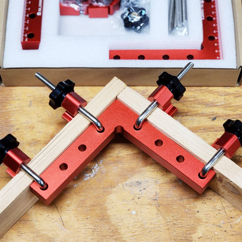🔧✨ Set de Escuadras de Sujeción con Posicionamiento Preciso – Duraderas y Perfectas para Proyectos de Carpintería y DIY 💪🛠️