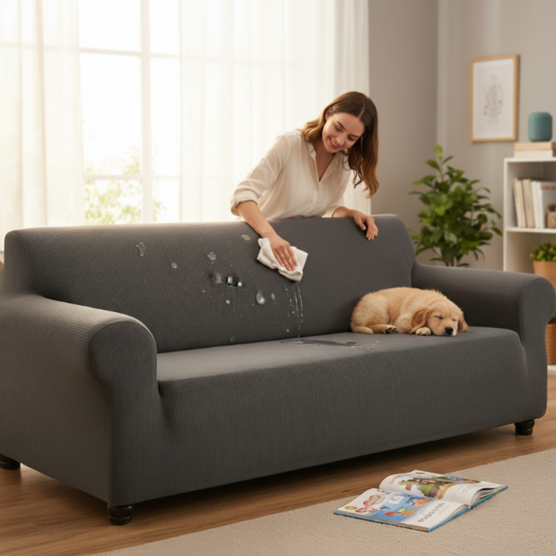 💥 ¡50% DE DESCUENTO HOY! Funda de Sofá Impermeable y Elástica – Protege Tu Hogar 🛋️✨