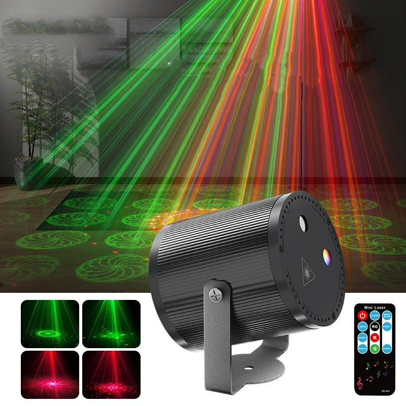 🎉✨ Luz Láser para Fiestas DJ con 7 Modos de Iluminación – Control Remoto para Crear el Ambiente Perfecto en Cada Fiesta 🎶🌈