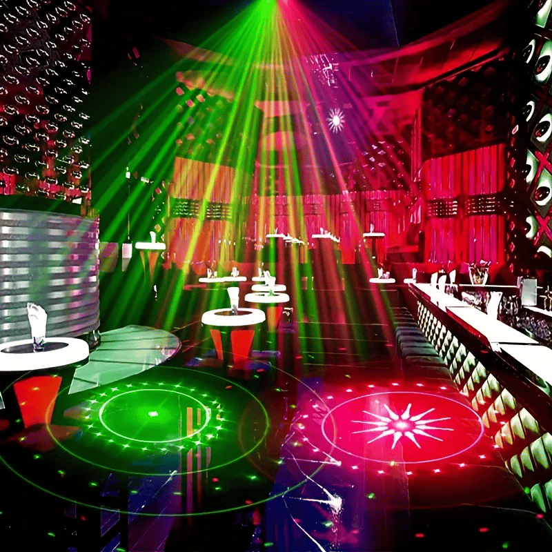 🎉✨ Luz Láser para Fiestas DJ con 7 Modos de Iluminación – Control Remoto para Crear el Ambiente Perfecto en Cada Fiesta 🎶🌈