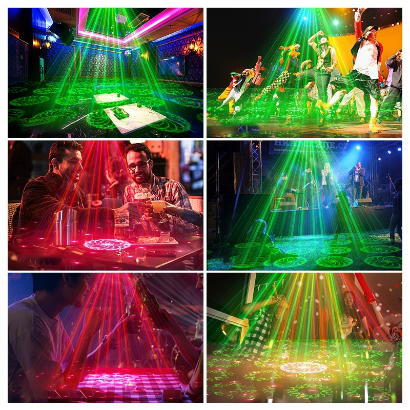 🎉✨ Luz Láser para Fiestas DJ con 7 Modos de Iluminación – Control Remoto para Crear el Ambiente Perfecto en Cada Fiesta 🎶🌈