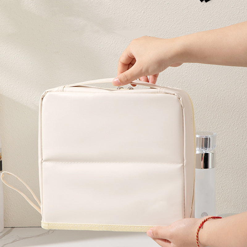 💄✨ Elegante Bolsa de Cosméticos con Compartimentos – Práctica y Estilosa para Llevar Todo lo Necesario en la Mano 👜🌟
