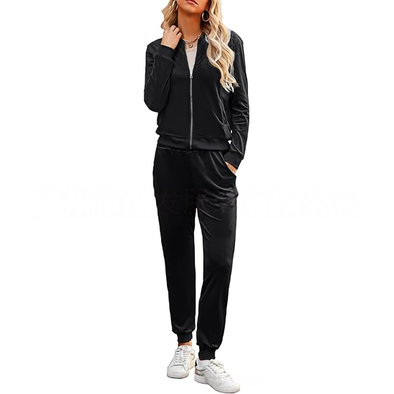 🔥👟 Conjunto de Estar por Casa para Mujer con Sudadera con Capucha y Pantalones Deportivos de Cremallera Completa – Máxima Comodidad y Estilo Casual para tu Día a Día ✨💖