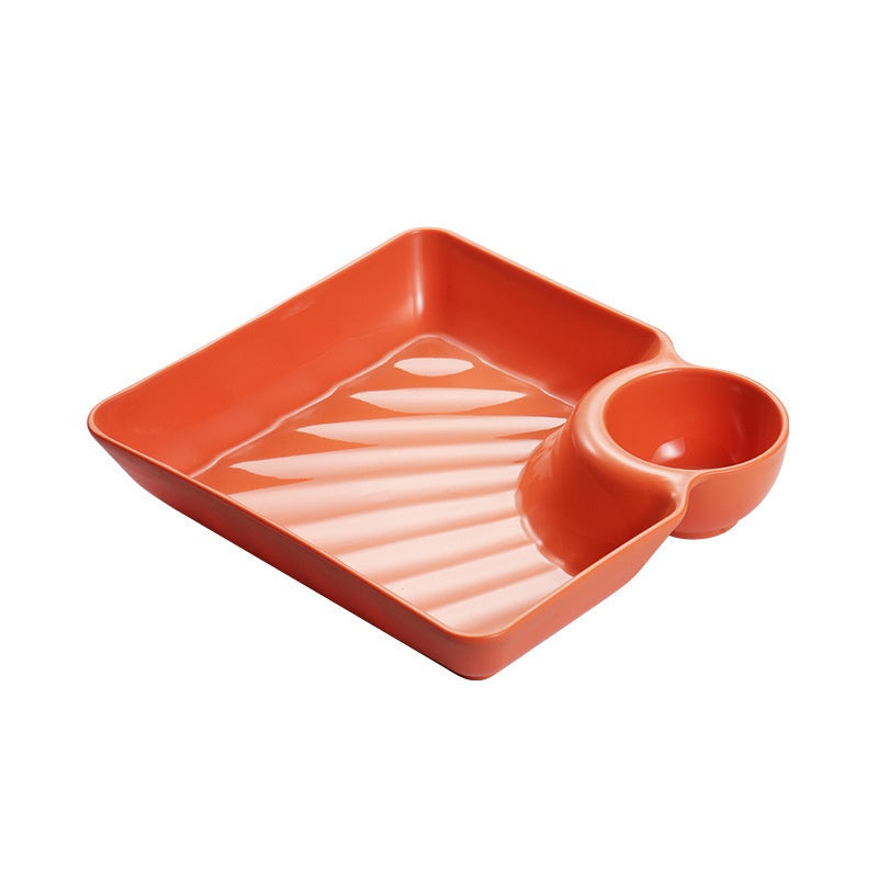 🍽️✨ Platos para Aperitivos y Entrantes con Porta-Salsas – Presentación Elegante y Práctica para Cada Reunión o Fiesta 🥗🌟