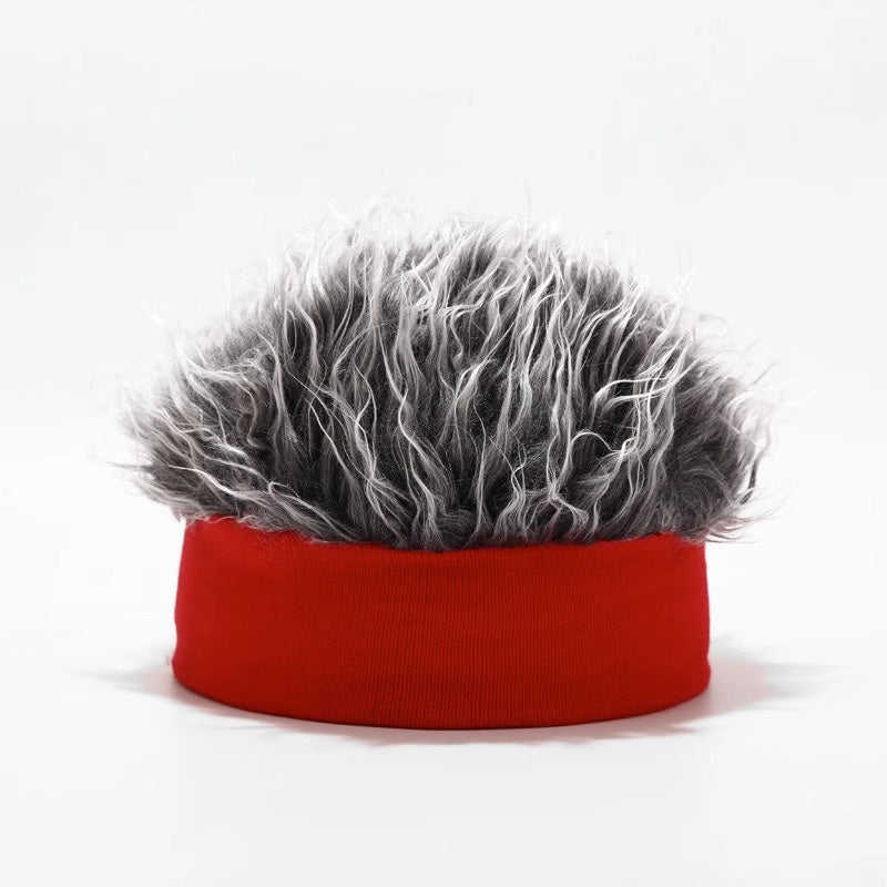 🎩 Gorra con Peluca Estilo Hip-Hop – Look Único y Moderno para Todos los Días 🧢✨