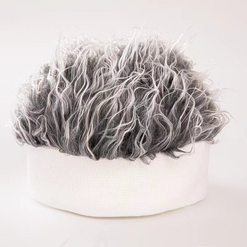 🎩 Gorra con Peluca Estilo Hip-Hop – Look Único y Moderno para Todos los Días 🧢✨