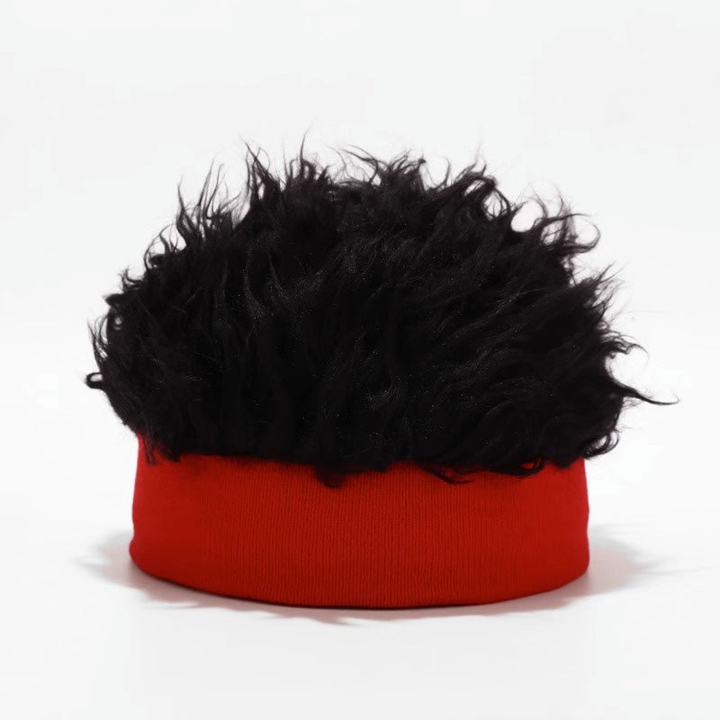 🎩 Gorra con Peluca Estilo Hip-Hop – Look Único y Moderno para Todos los Días 🧢✨