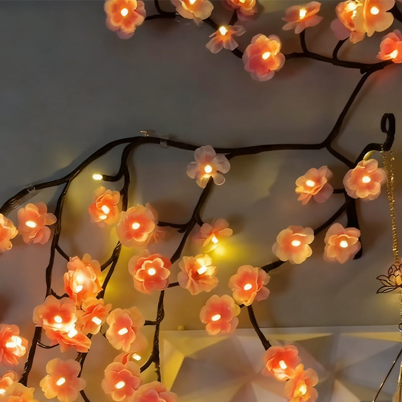 🌸✨ Luces ambientales de vid floral: brillo mágico para el hogar y las fiestas 🌿💡
