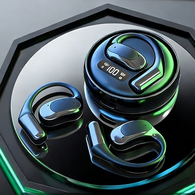 🎧 Audífonos Inalámbricos Open-Ear – 72h de Batería, Reducción de Ruido AI y Perfectos para Deportes 🏃‍♂️✨
