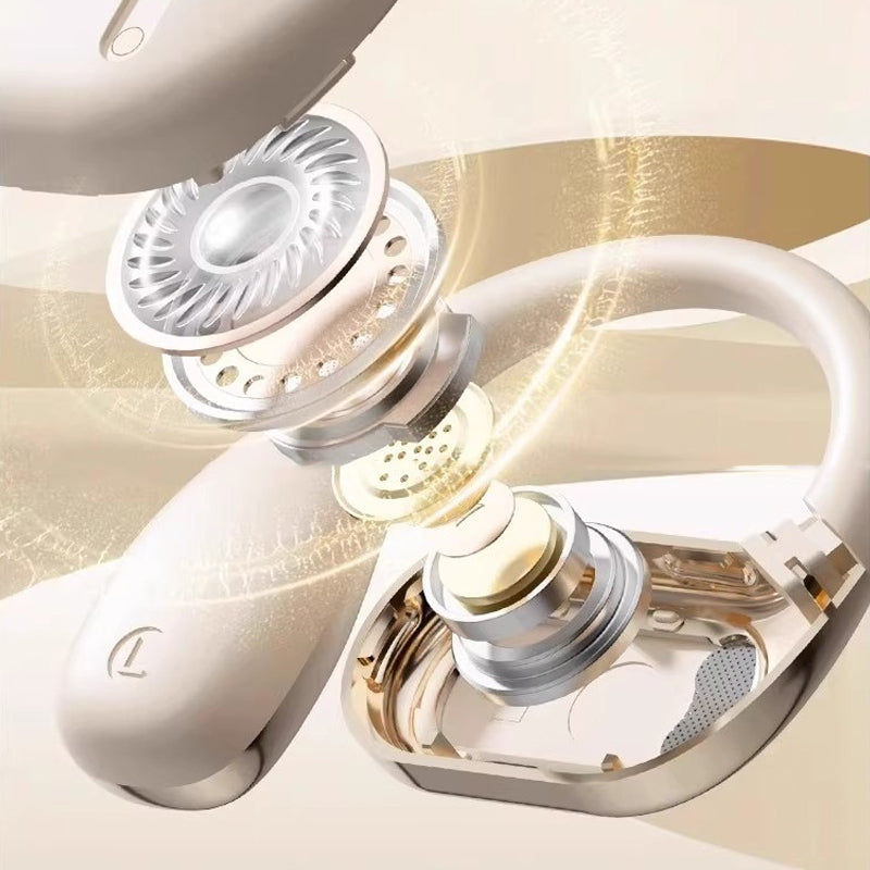 🎧 Audífonos Inalámbricos Open-Ear – 72h de Batería, Reducción de Ruido AI y Perfectos para Deportes 🏃‍♂️✨