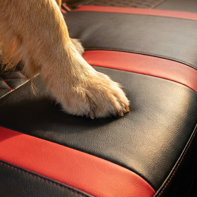 🚗 Funda de Asiento de Auto de Cuero Matelassé de Lujo – 9 Piezas, Universal  ✅🖤