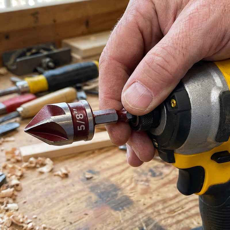 🔨✨ Set de Broca Avellanada de 5 o 3 Piezas para Carpintería – Precisión y Resistencia para Todos tus Proyectos de Madera 🪚💪