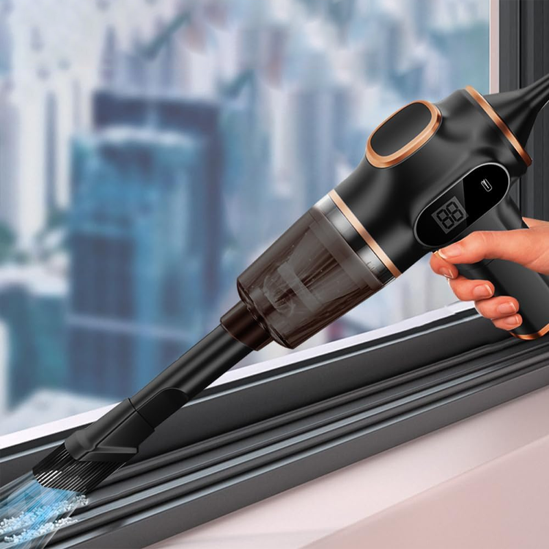🚗🔥Aspiradora Inalámbrica Portátil para Auto 19,000 Pa – Potente, 6 en 1 con Pantalla Inteligente ✨🧹