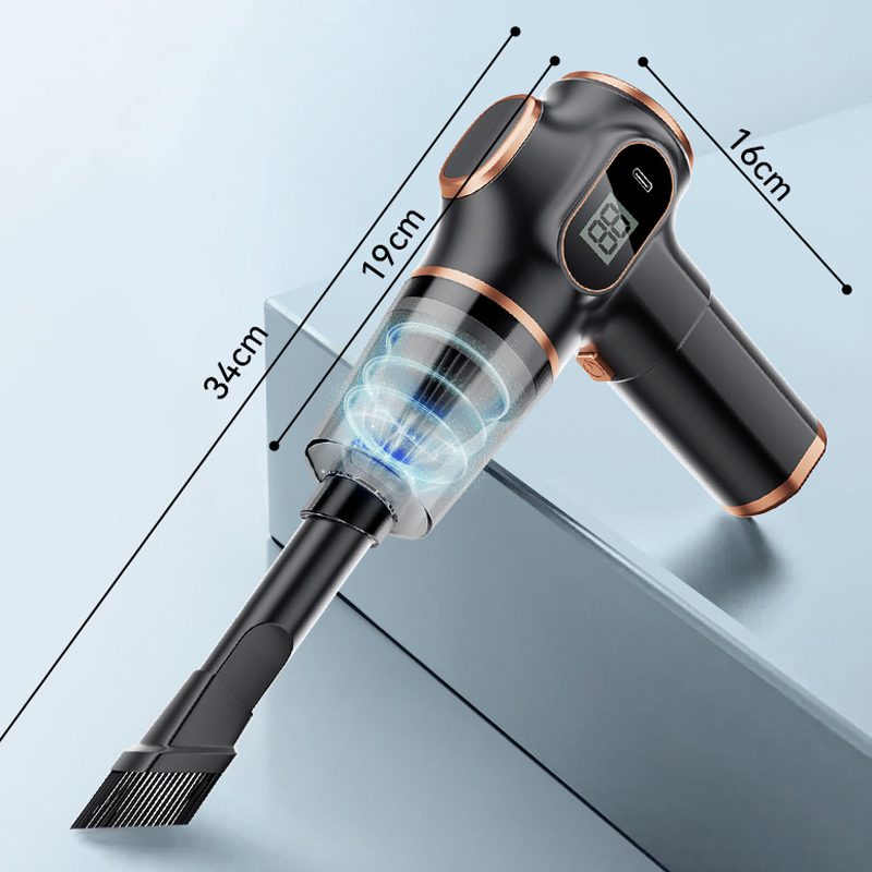 🚗🔥Aspiradora Inalámbrica Portátil para Auto 19,000 Pa – Potente, 6 en 1 con Pantalla Inteligente ✨🧹