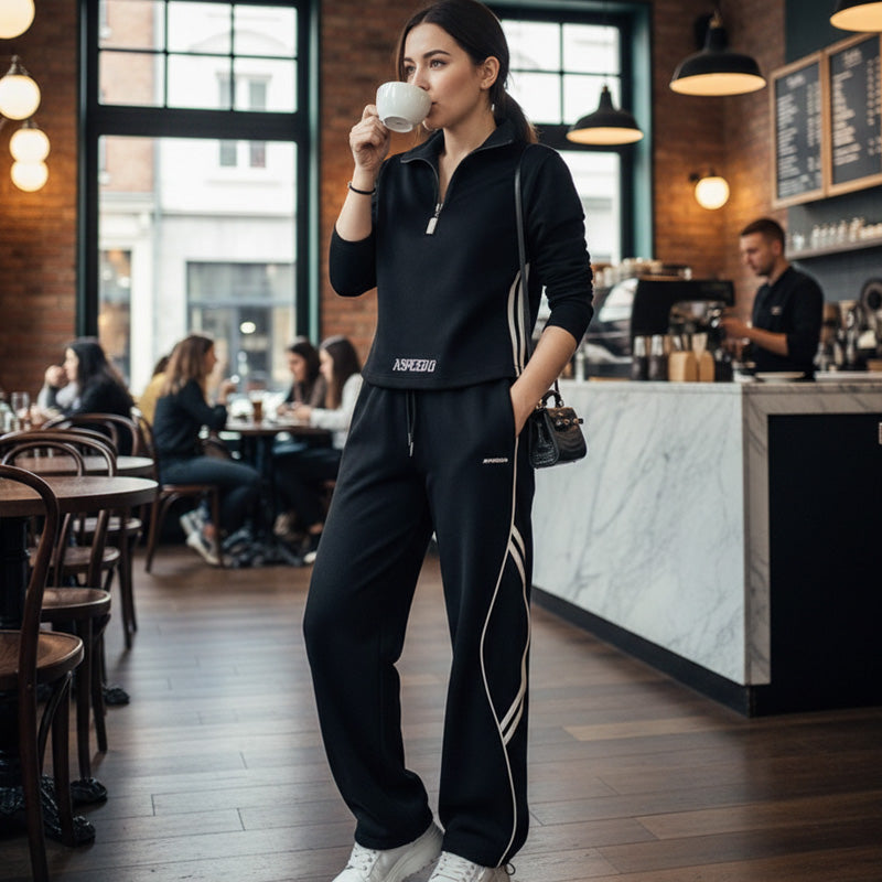 🔥 Conjunto Deportivo Casual para Mujer de 2 Piezas – Cómodo y Estilizado para Primavera y Otoño 🌸🍂
