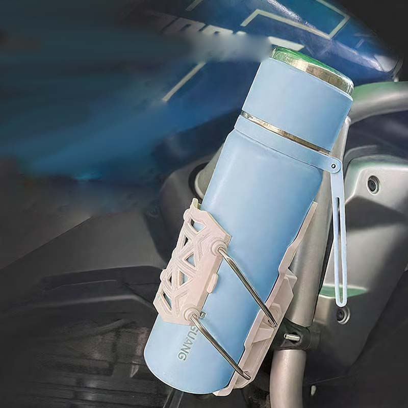 ⏰🔥 ¡Oferta Especial 50% OFF! 🏍️ Portavasos Automático para Motocicleta – Estable y Seguro en Cada Viaje 🎉☕