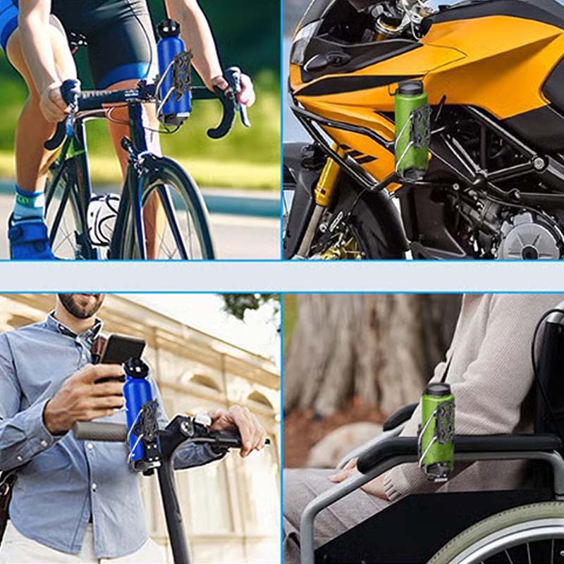 ⏰🔥 ¡Oferta Especial 50% OFF! 🏍️ Portavasos Automático para Motocicleta – Estable y Seguro en Cada Viaje 🎉☕