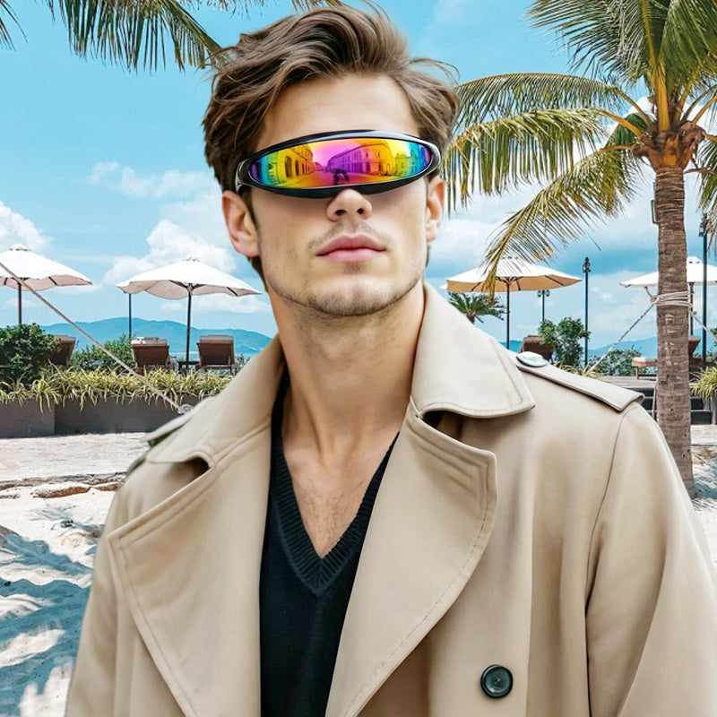 😎 Gafas de Sol Escudo Futuristas – Ultraligeras y Estilo Único para Proteger tus Ojos del Sol 🌞✨