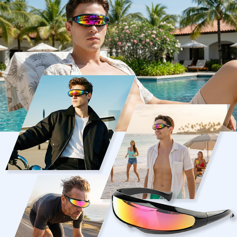 😎 Gafas de Sol Escudo Futuristas – Ultraligeras y Estilo Único para Proteger tus Ojos del Sol 🌞✨