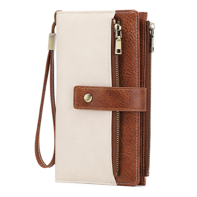 👛 Cartera Triple con Bloqueo RFID – Estilo Retro y Seguridad para tu Día a Día 💼✨