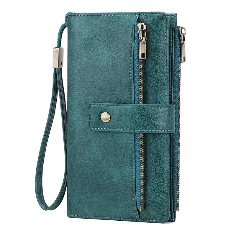 👛 Cartera Triple con Bloqueo RFID – Estilo Retro y Seguridad para tu Día a Día 💼✨