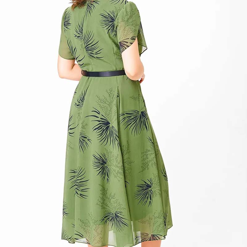 ✨ Vestido midi de corte A con cinturón para mujer: corte favorecedor, elegante y cómodo para cualquier ocasión 👗💖