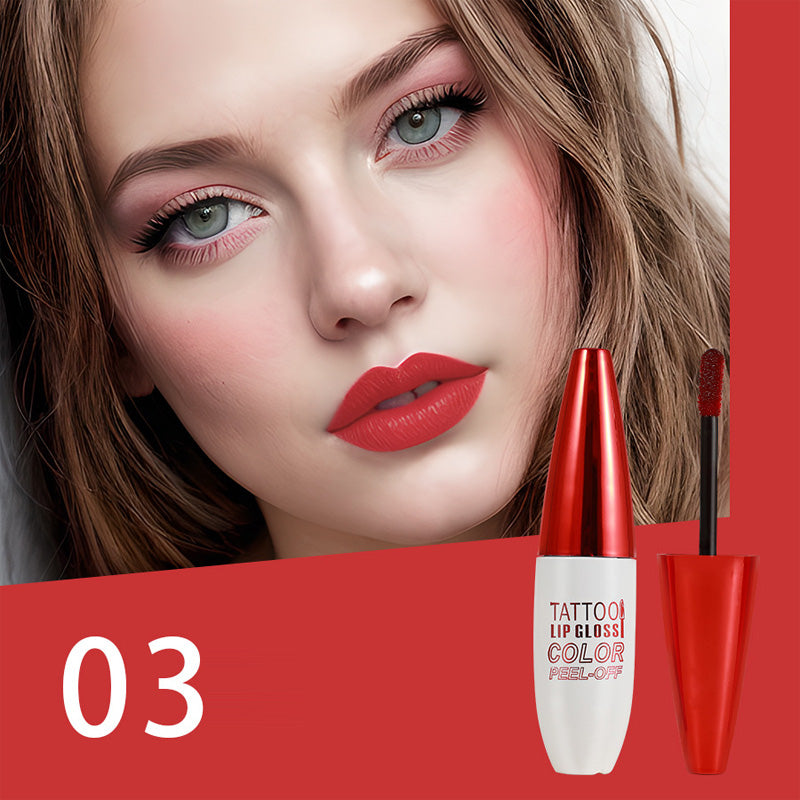 💋 50% DE DESCUENTO – Brillo labial removible resistente al agua | Larga duración, pigmentación intensa y cómodo de usar