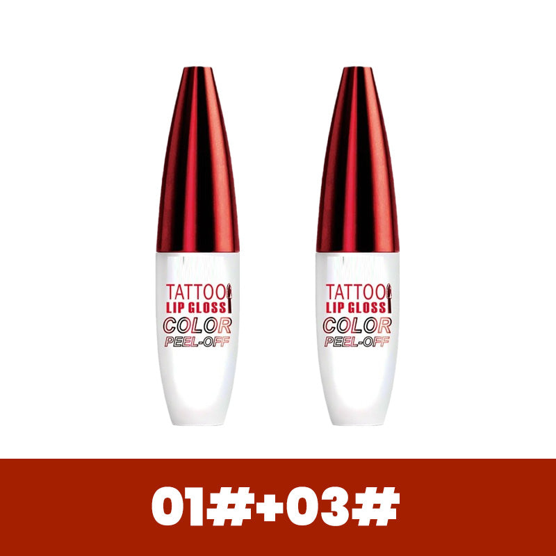 💋 50% DE DESCUENTO – Brillo labial removible resistente al agua | Larga duración, pigmentación intensa y cómodo de usar