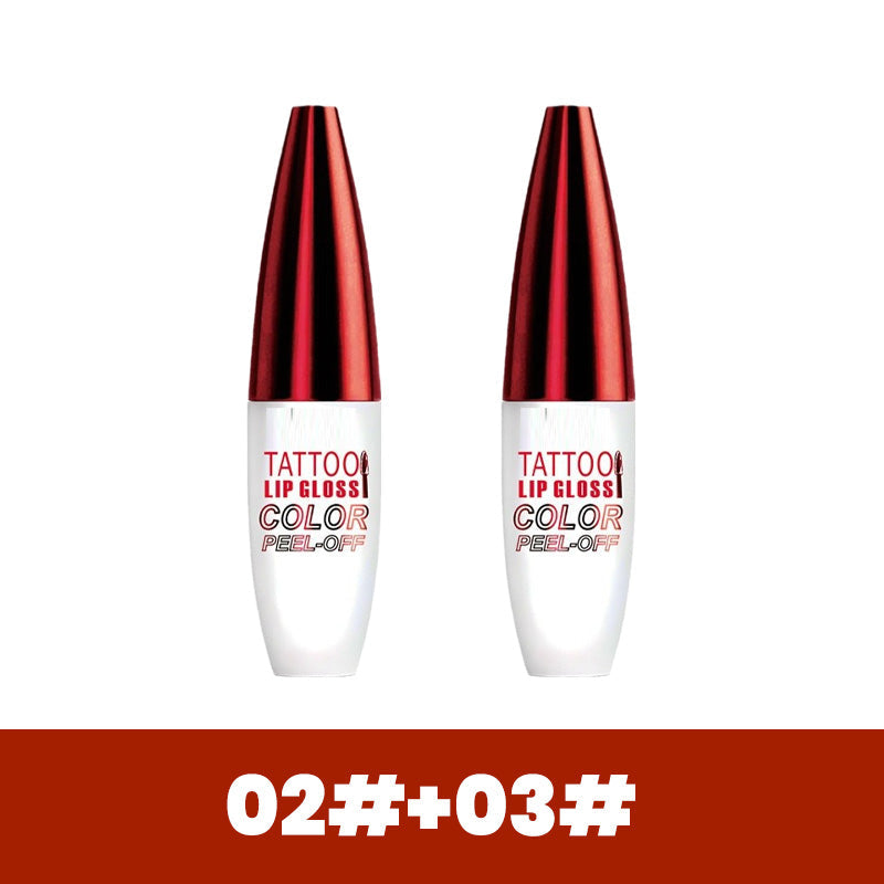 💋 50% DE DESCUENTO – Brillo labial removible resistente al agua | Larga duración, pigmentación intensa y cómodo de usar