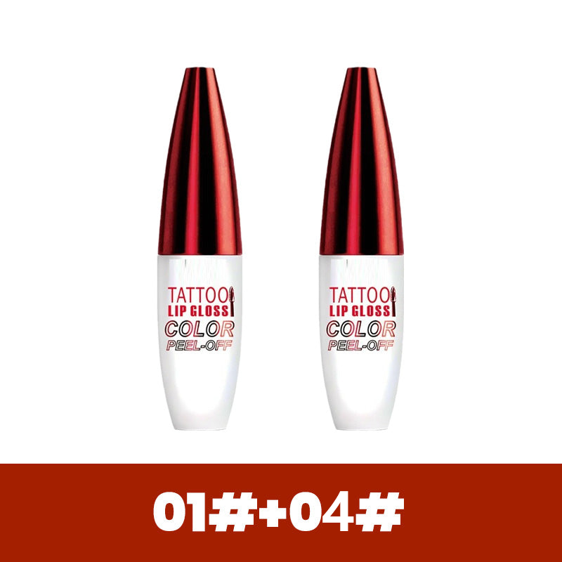 💋 50% DE DESCUENTO – Brillo labial removible resistente al agua | Larga duración, pigmentación intensa y cómodo de usar