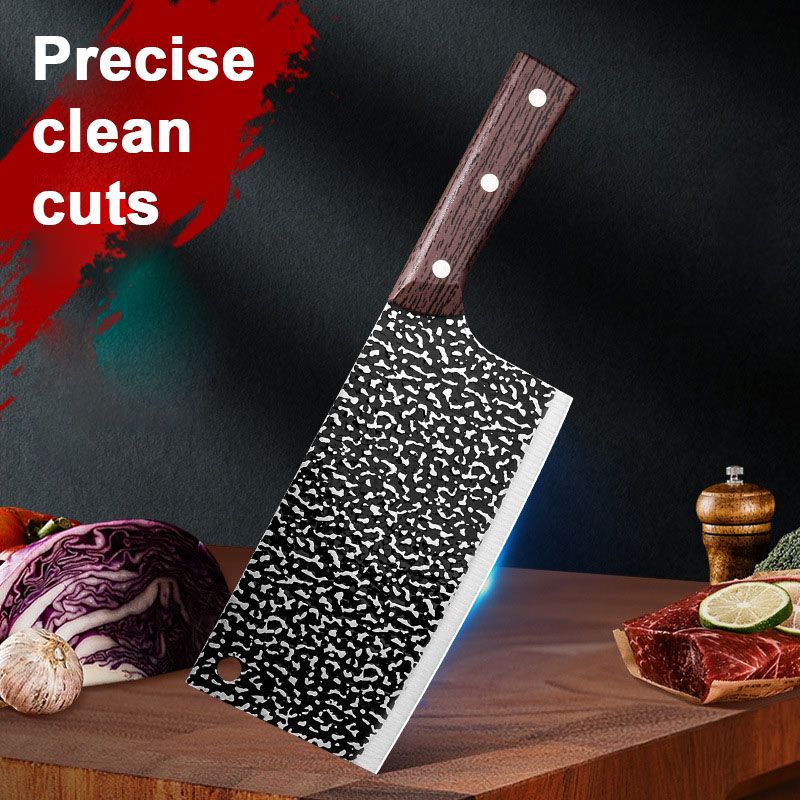 🔪 Cuchillo de Cocina Forjado – Afilado, Duradero y Profesional para Cortes Precisos ✨🍴