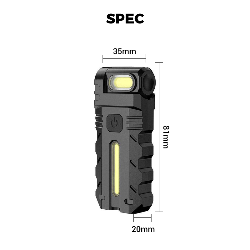 💡 Luz de Trabajo LED con Cabezal Giratorio de 180° – Iluminación Precisa y Ajustable para Todo Tipo de Proyectos 🔧✨