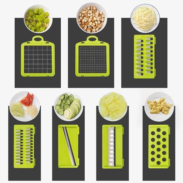 ⏰🔥 ¡50% DE DESCUENTO POR TIEMPO LIMITADO! 🔪 Rebanador Multiusos de Verduras y Frutas – Corte Rápido y Perfecto en Segundos ✨🌽
