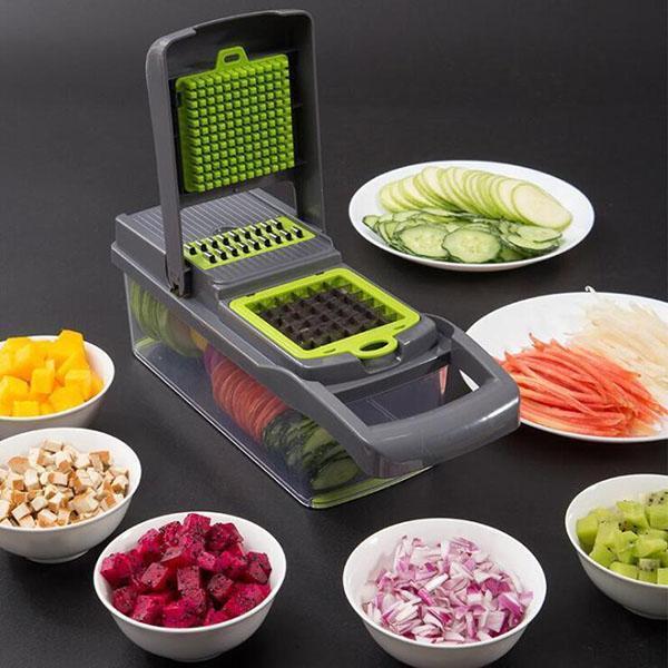 ⏰🔥 ¡50% DE DESCUENTO POR TIEMPO LIMITADO! 🔪 Rebanador Multiusos de Verduras y Frutas – Corte Rápido y Perfecto en Segundos ✨🌽