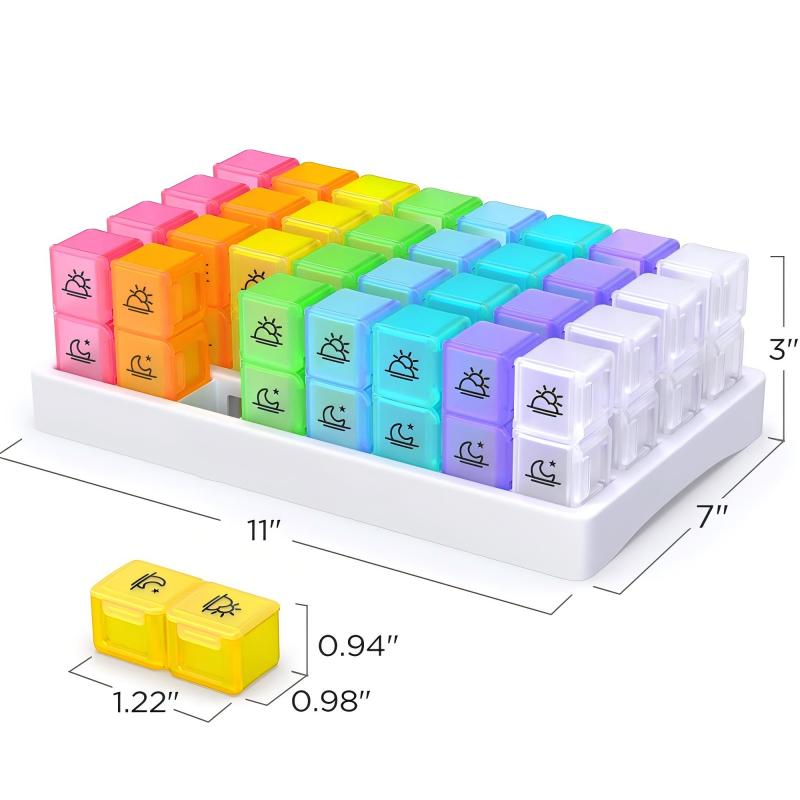 💊 Organizador Portátil de Pastillas para 31 Días – Práctico y Compacto para tu Rutina Diaria ✨🗓️