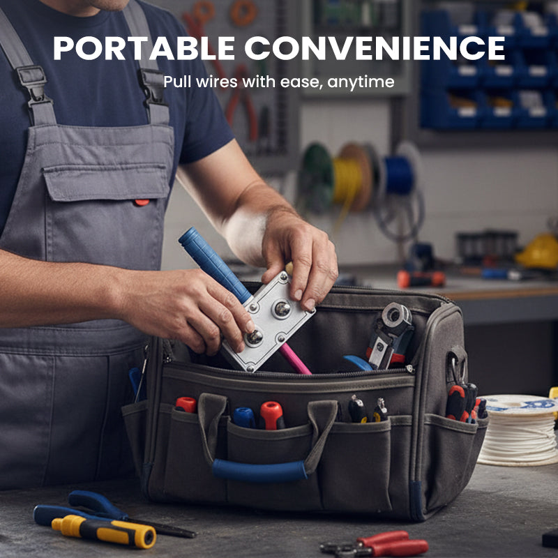 ⏰ ¡Oferta Limitada 50% OFF! ⚡ Herramienta Asistente de Tirado de Cables – Profesional para Electricistas, Rápido y Seguro 🔧💡
