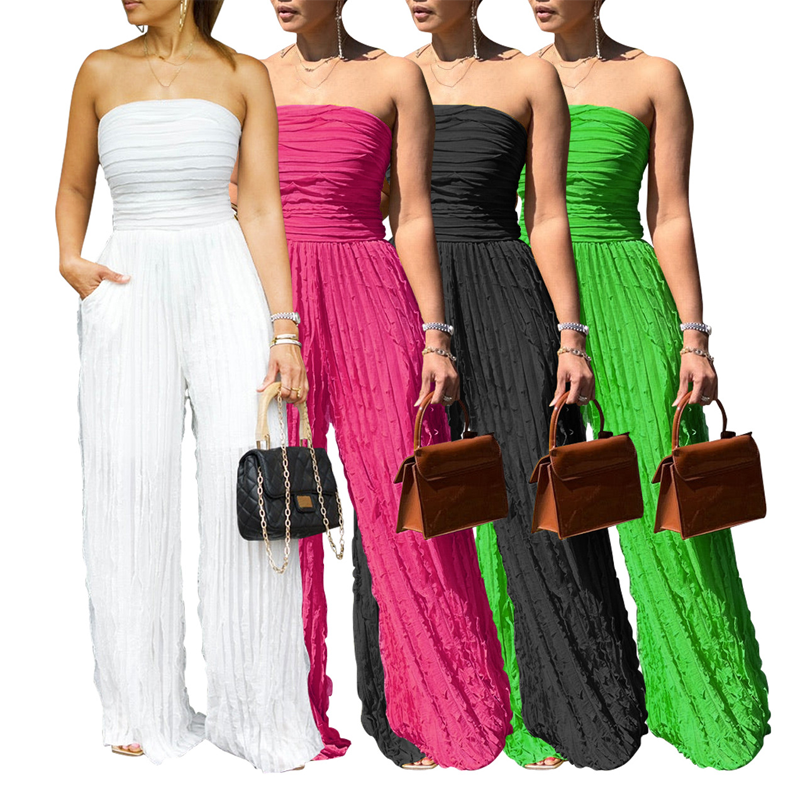 👗 Jumpsuit Strapless para Mujer – Estilo Impactante que Roba Miradas en Cada Fiesta ✨🎉