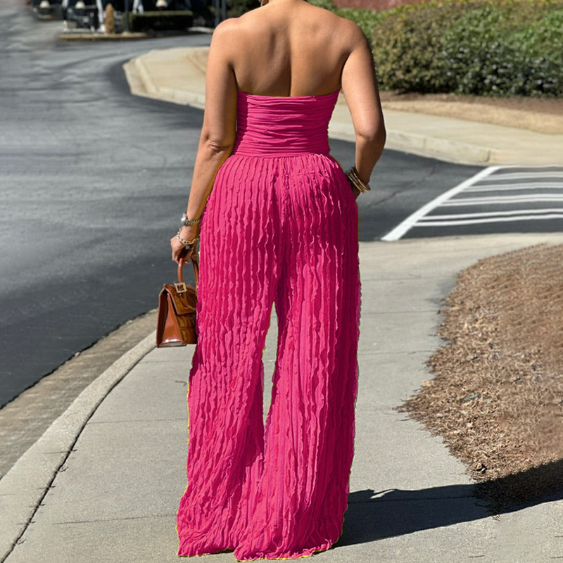 👗 Jumpsuit Strapless para Mujer – Estilo Impactante que Roba Miradas en Cada Fiesta ✨🎉