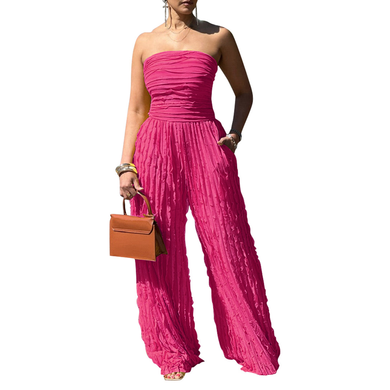 👗 Jumpsuit Strapless para Mujer – Estilo Impactante que Roba Miradas en Cada Fiesta ✨🎉